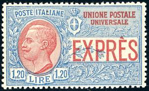 1922 - 1,20 lire, non emesso (8), ottima ... 
