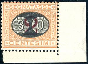 1891 - 30 cent. su 2 cent. Mascherine ... 