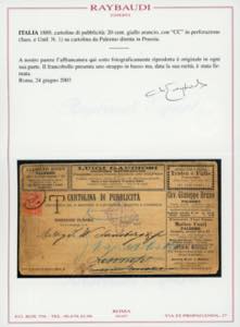 1890 - 20 cent. Umberto I ... 