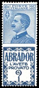 1924 - 25 cent. Abrador (4), buona ... 