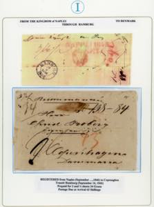 NAPOLI-DANIMARCA 1846 - Lettera ... 