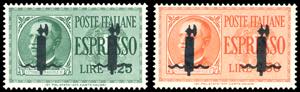 ESPRESSI 1944 - 1,25 E 2,50 lire, ... 