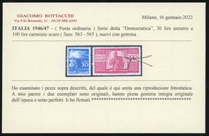 1946/47 - 30 lire e 100 lire ... 