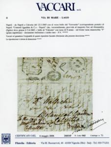 NAPOLI-INDIA 1845 - Lettera ... 