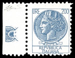 1968 - 200 lire Siracusana, FALSO PER POSTA ... 