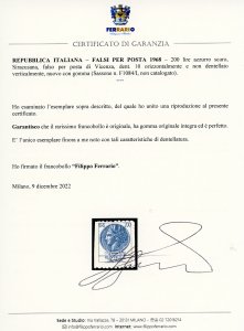 1968 - 200 lire Siracusana, FALSO ... 