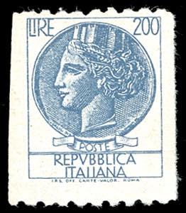 1968 - 200 lire Siracusana, FALSO PER POSTA ... 