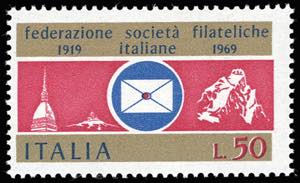1969 - 50 lire Federazione Società ... 