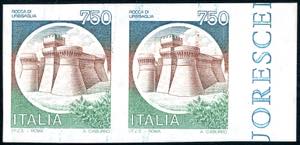 1990 - 750 lire Castelli, coppia orizzontale ... 