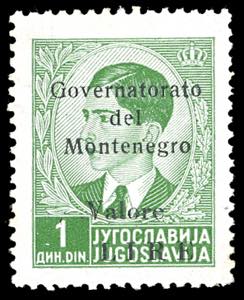 MONTENEGRO 1942 - 1 d., ... 