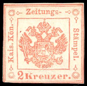 1859 - 2 kr. vermiglio (3), gomma originale, ... 