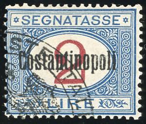 COSTANTINOPOLI SEGNATASSE 1922 - 2 lire (5), ... 