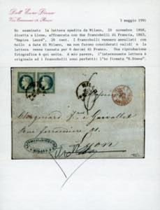 1868 - 20 cent. Napoleone III ... 