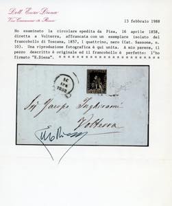 1858 - 1 quattrino nero, II ... 