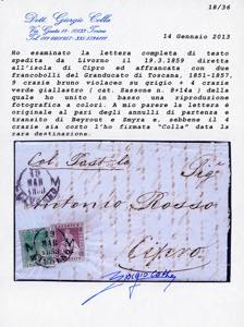 TOSCANA-CIPRO TURCHIA 1859 - 4 ... 