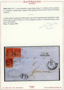 1859 - 1 crazia carminio (12), ... 