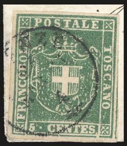 1861 - 5 cent. verde (18), ... 