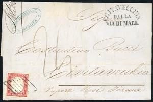 1863 - 40 cent. rosso carminio IV emissione ... 