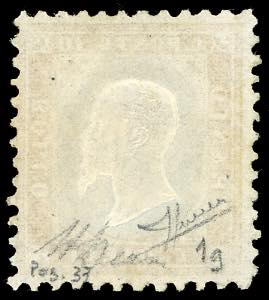 1862 - 10 cent. bistro arancio, ... 