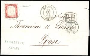 1862 - 40 cent. rosso carminio (3), ... 
