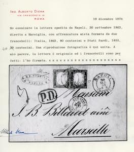 1863 - 80 cent. giallo arancio ... 