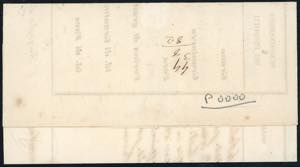 1863 - Listino prezzi inizialmente ... 