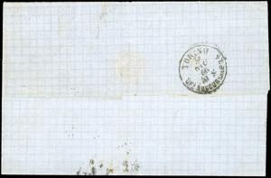 1866 - 2 cent. De la Rue, tiratura ... 