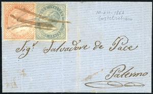 1864 - 5 cent. e 10 cent. De La Rue, ... 