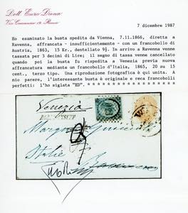 REGNO DITALIA-AUSTRIA 1866 - 15 ... 