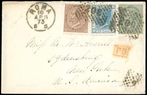 1873 - 5 cent. e 30 cent. De La Rue, 20 ... 