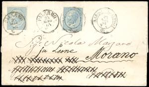1864 - 15 cent. De La Rue (L18), perfetto, ... 
