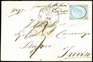 1868 - 20 cent. su 15 cent. Ferro ... 