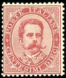 1879 - 10 cent. Umberto I (38), ottima ... 
