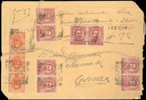 1901 - 5 cent. , 10 cent. sei coppie, 20 ... 