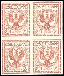 1901 - 2 cent. Floreale, non dentellato ... 