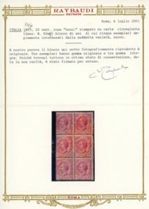 1906 - 10 cent. Leoni, blocco di ... 