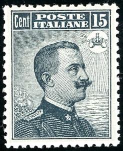 1909 - 15 cent. Michetti, II tipo (86), ... 