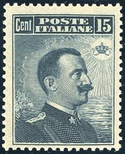 1911 - 15 cent. Michetti, III tipo (96), ... 