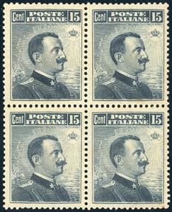 1911 - 15 cent. Michetti, III tipo (96), ... 