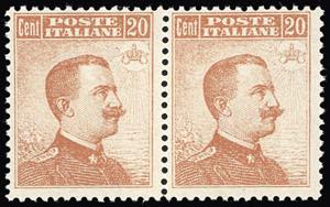 1916 - 20 cent. Michetti, senza filigrana ... 