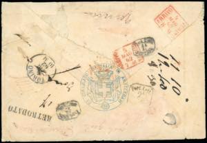 REGNO DITALIA-OLANDA 1862 - Busta ... 