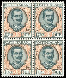 1923 - 2 lire Floreale (150), ottima ... 