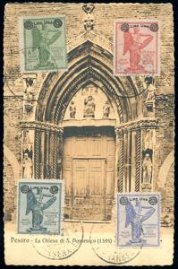 1924 - Vittoria soprastampati, serie ... 