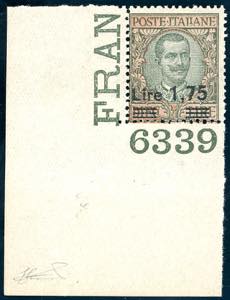 1924 - 1,75 lire su 10 lire Floreale ... 