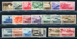 1934 - Medaglie al valore, serie completa ... 