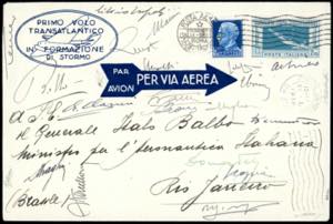 1930 - 7,70 lire Crociera Balbo, 1,25 lire ... 