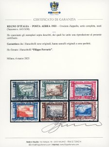 1933 - Zeppelin, serie completa ... 