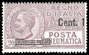 1927 - 15 cent. su 20 cent., solo Cent.1 e ... 