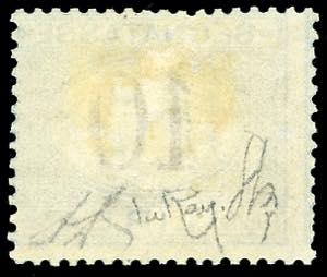 1870 - 10 lire azzurro e bruno ... 