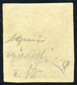 1850 - 5 cent. giallo arancio ... 